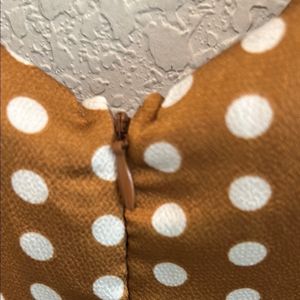 Vici Brown Tan Asymmetrical Ruffled Sundress Size Medium - Picture 6 of 6